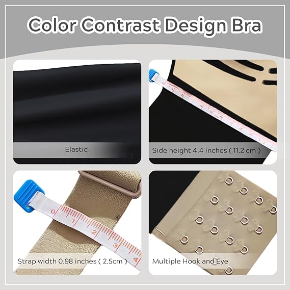 ¡El brasier 3 en 1 que transforma tu figura! 😮 Sin costuras, con realce y corrector de postura 🤩