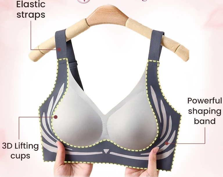¡El brasier 3 en 1 que transforma tu figura! 😮 Sin costuras, con realce y corrector de postura 🤩