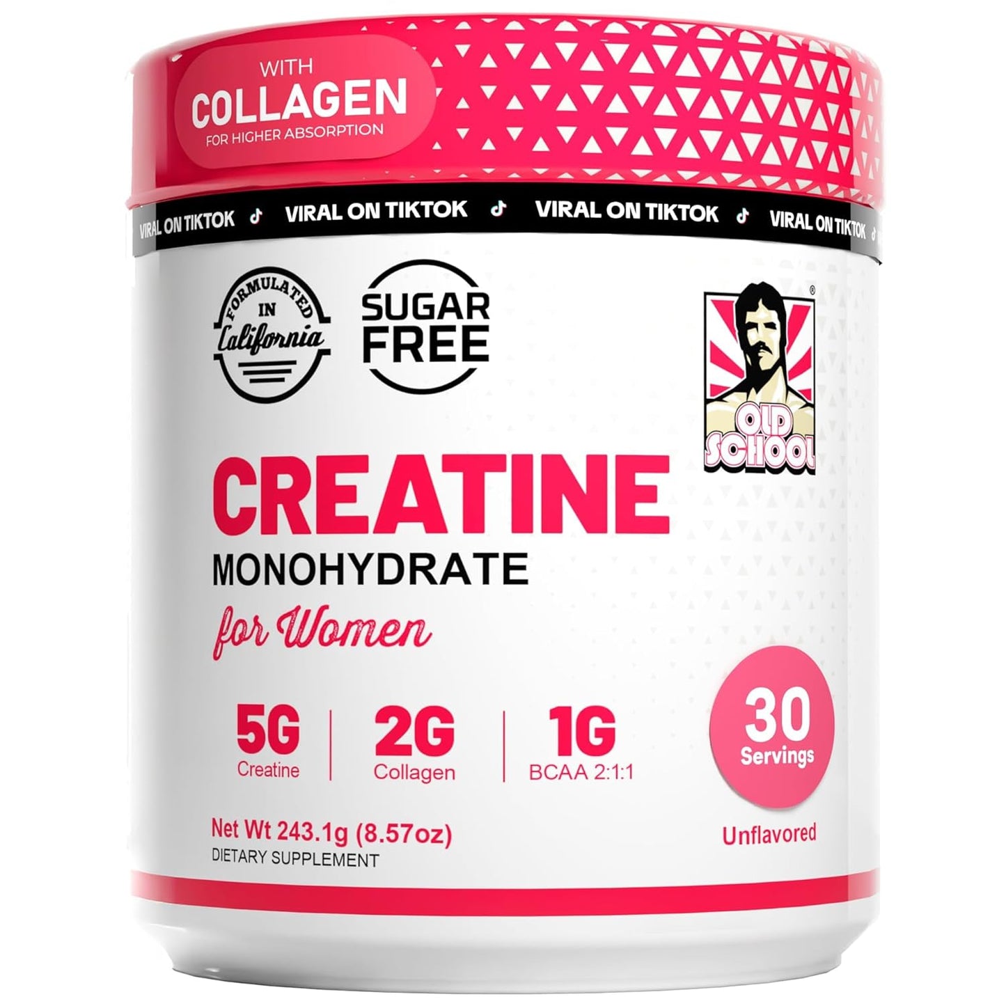 Creatina Monohidrato para Mujeres - Aumento de Fuerza y Masa Muscular