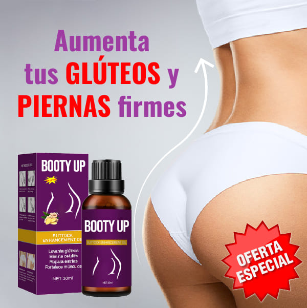 BootyUp - Aceite Aumentador de Glúteos Premium | Levanta, Tonifica y Esculpe