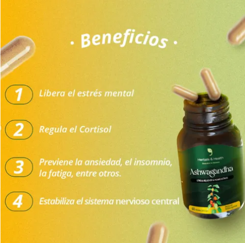 Ashwagandha Premium - Suplemento Natural para Energía y Bienestar